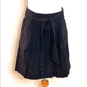 J. Crew Black Tie Waist Skirt